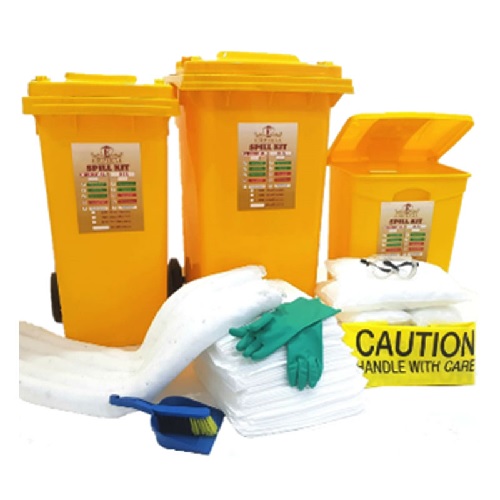 Chemical Wheeled Bin Spill Kit 20 Gallon (80 Litre) Supplier of Chemical Wheeled Bin Spill Kit 20 Gallon (80 Litre) in Abu Dhabi, UAE